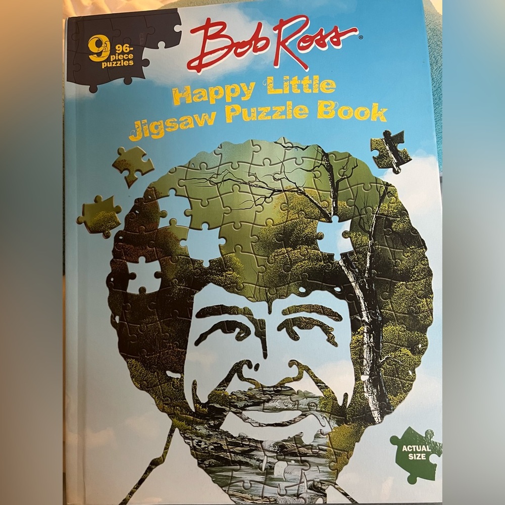 Bob Ross Puzzle Book